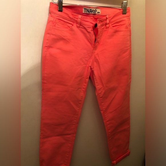 Aritzia - TNA pink/peach skinny ankle pants. Size 2. - Picture 1 of 5